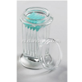 5PCS Coplin Type Glasschuif Microscoop Slide Staining Jar